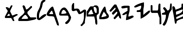 Beth David font preview